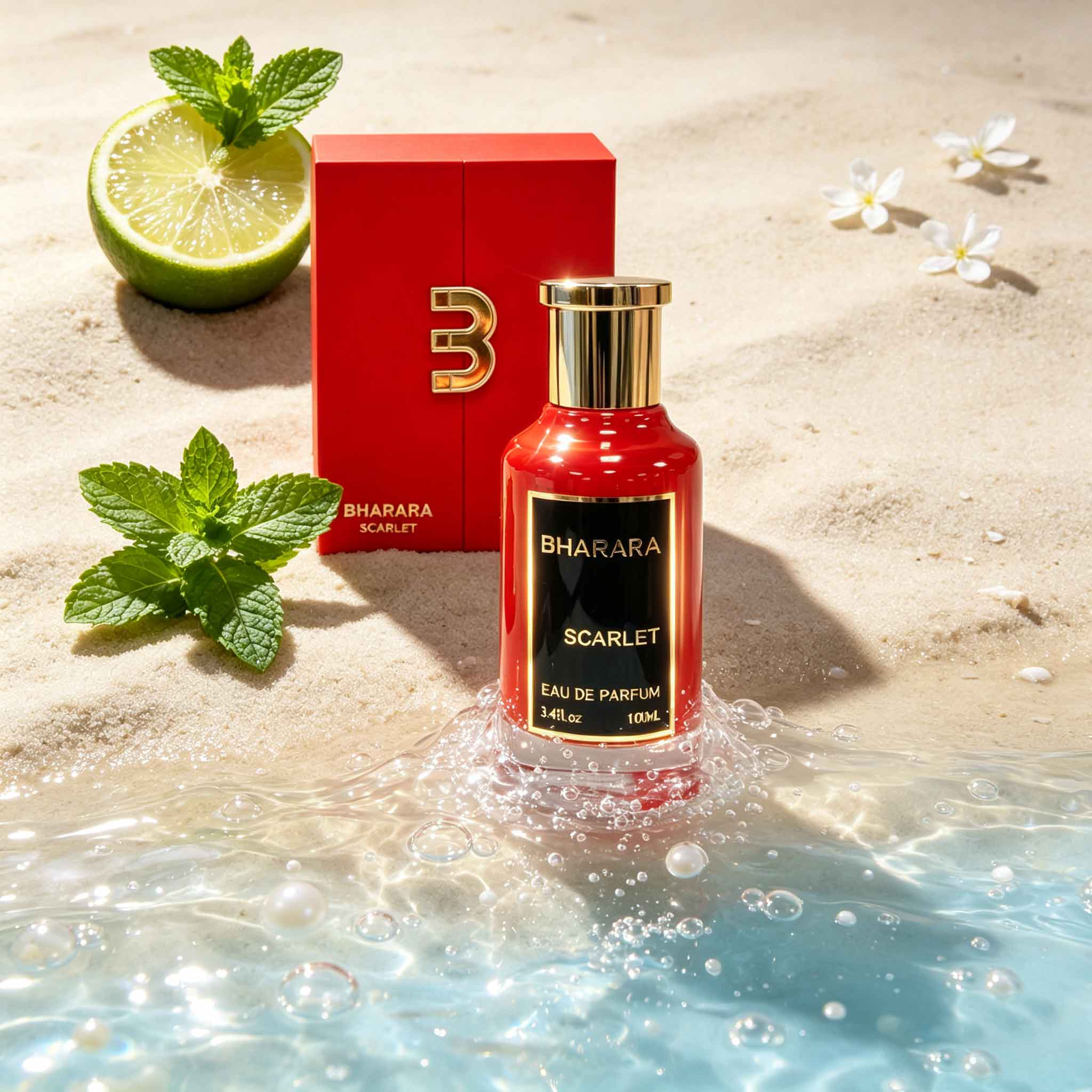 Women'S Red Formal Wear - Bharara Scarlet Eau De Parfum: Betoverende,