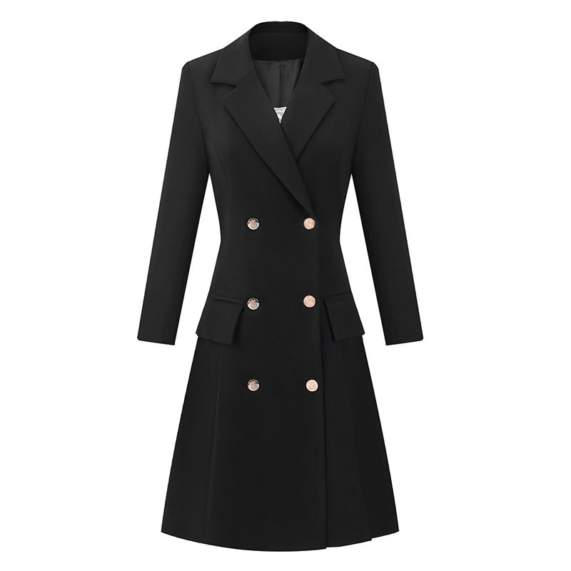 Women Formal Wear Trends - Zwarte beroepspakjurk High Level Sense kantoorpersoneel