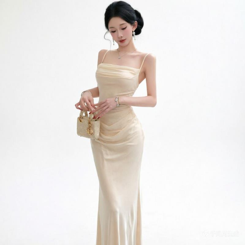 Chique beige mesh slipdress, e - Women Formal Wear M&S recensie en prijs