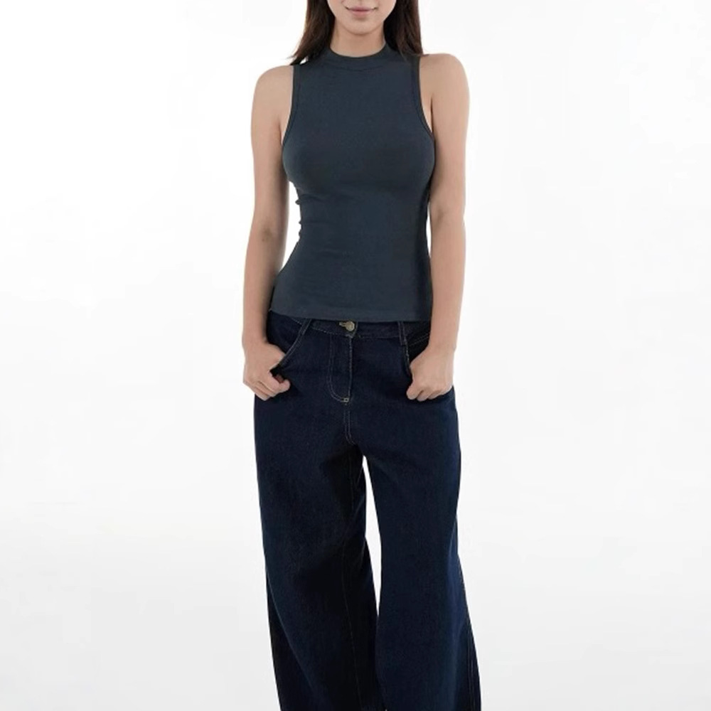 Retro sport top met semi-hoge  - Women'S Formal Evening Wear Tops recensie en prijs