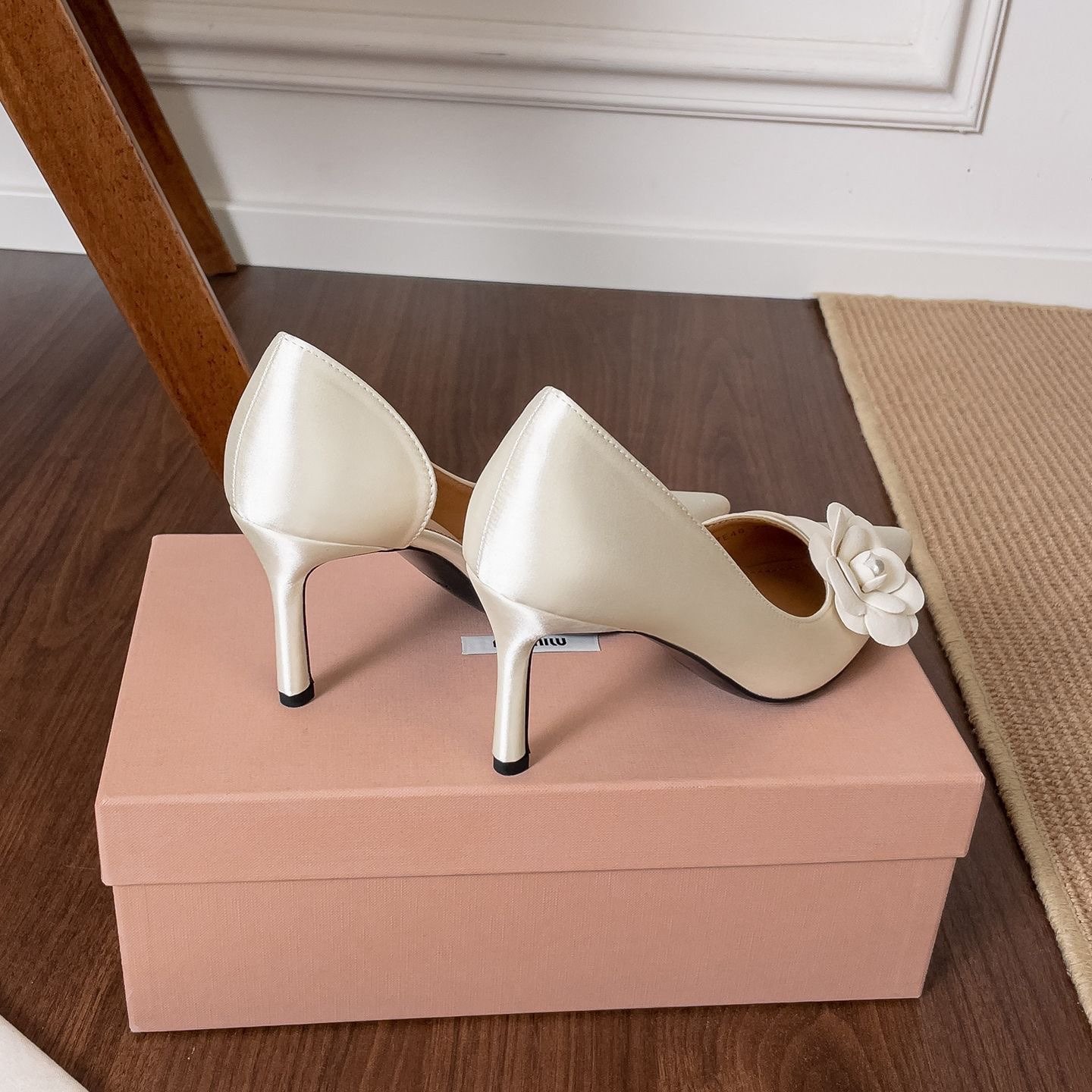 Satijnen spitse stiletto pumps - Formal Women Daily Wear Footwear recensie en prijs