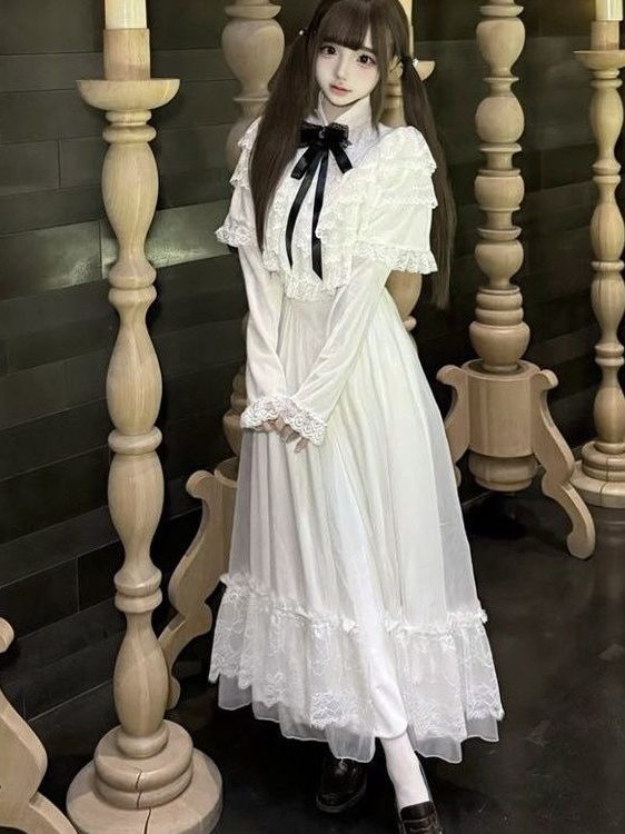 Japanse kanten jurk met korte  - Formal Women'S Wear recensie en prijs