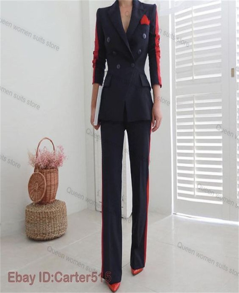 Rood Zwart Herfst Vrouwen Pak  - Women'S Red Formal Wear recensie en prijs