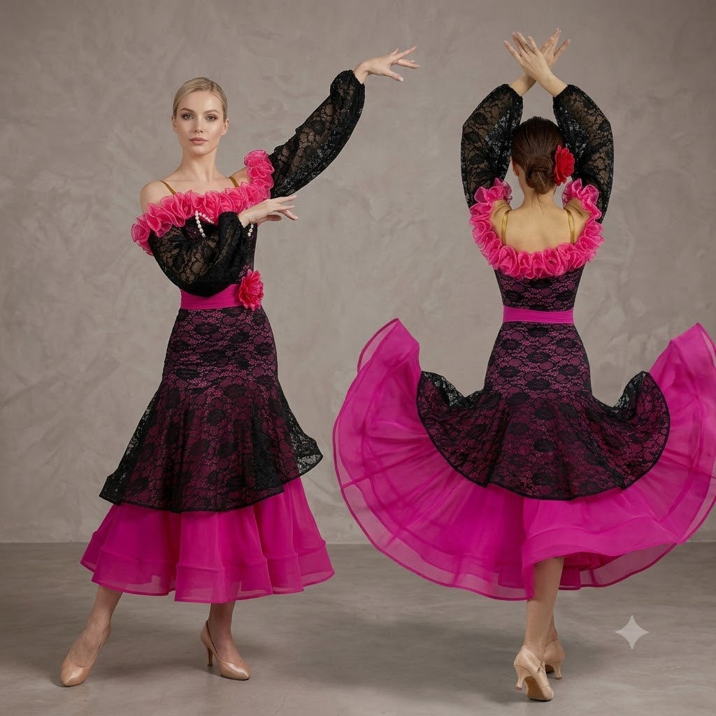 Dames Rozerood Ballroomdans Co - Women'S Red Formal Wear recensie en prijs