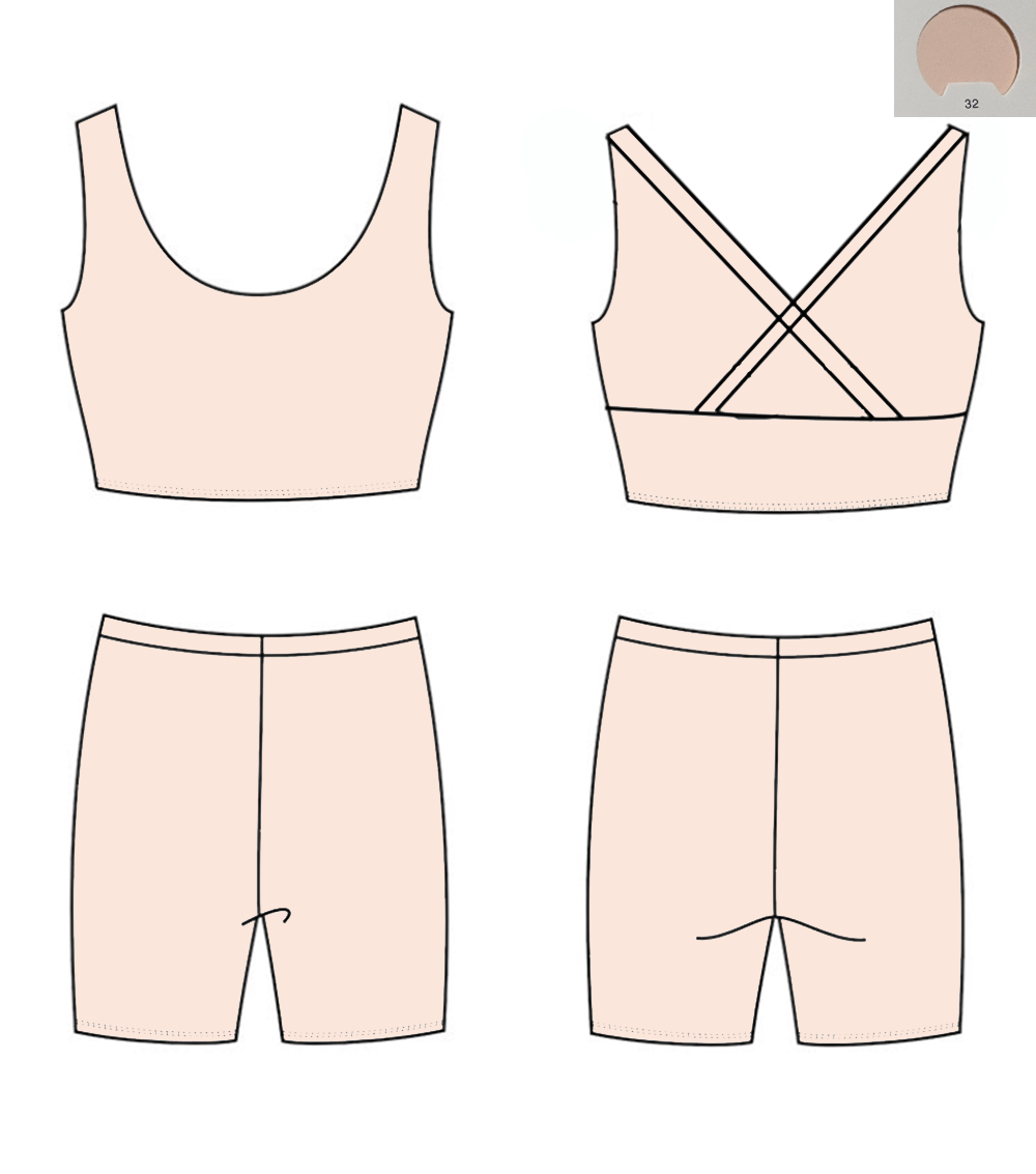 Monochroom yogamateriaal Back  - Monochrome Suit Set recensie en prijs