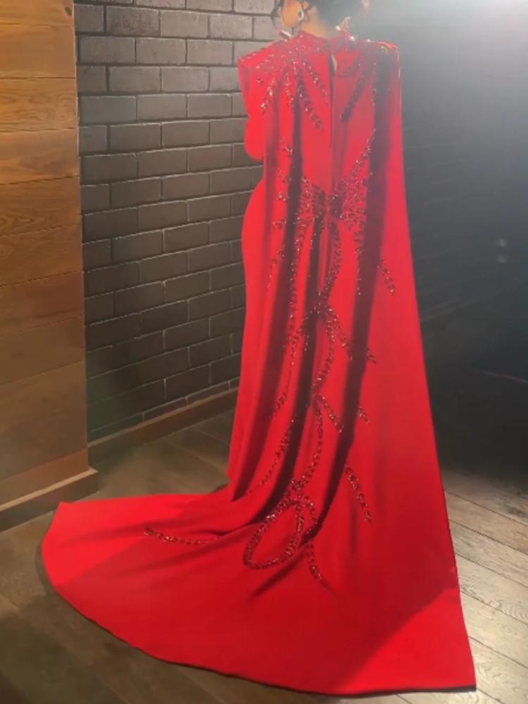 Aangepaste Saoedi-Arabische mo - Women'S Red Formal Wear recensie en prijs