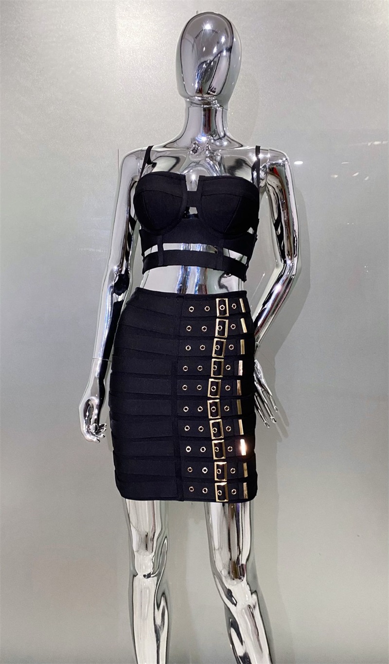 Zwart Wit Bandage Vrouwen Prom - Women Formal Wear Belt recensie en prijs